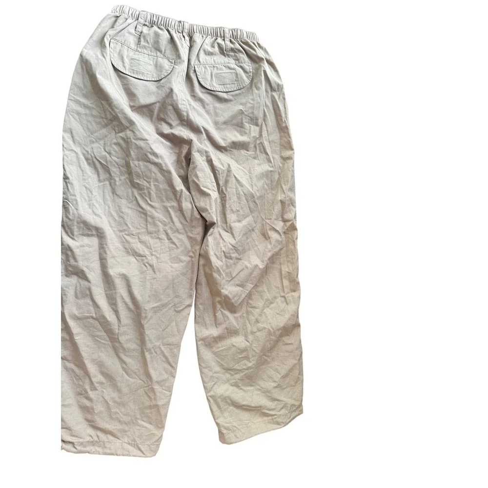 BDG Urban Outfitters Tan Cargo Pants‎ Drawstring Utility Streetwear Womens S